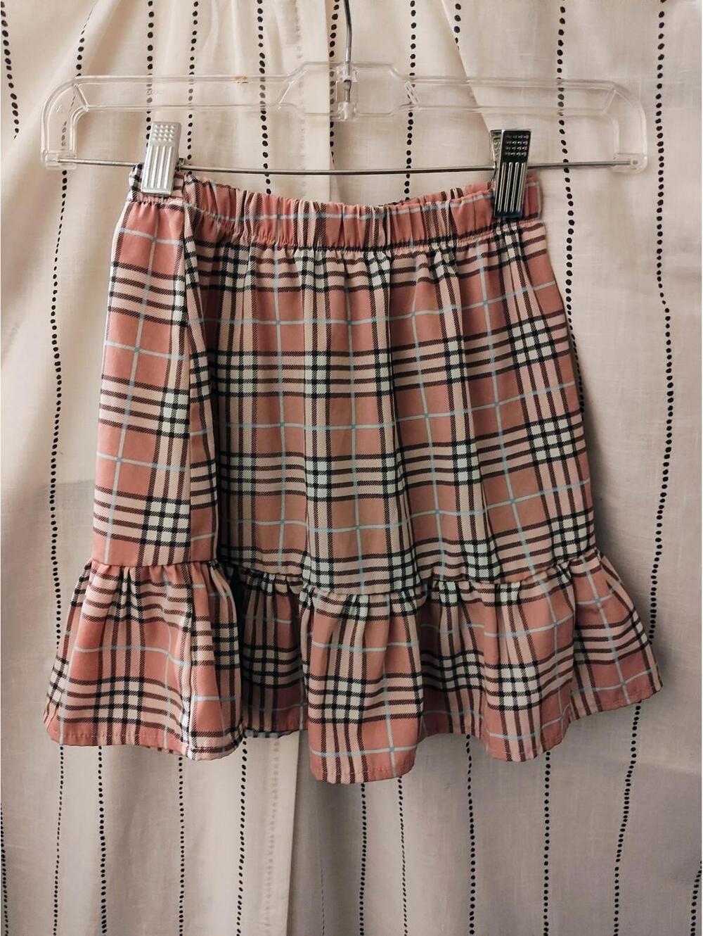 Jenna & Jessie- Plaid Skirt - Girls Size 8 - See Pics